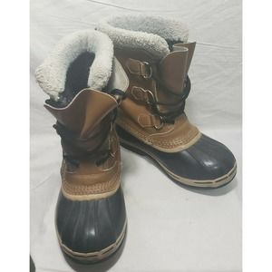 Women's Sorel Brown Waterproof Boots Size 4 EUC
